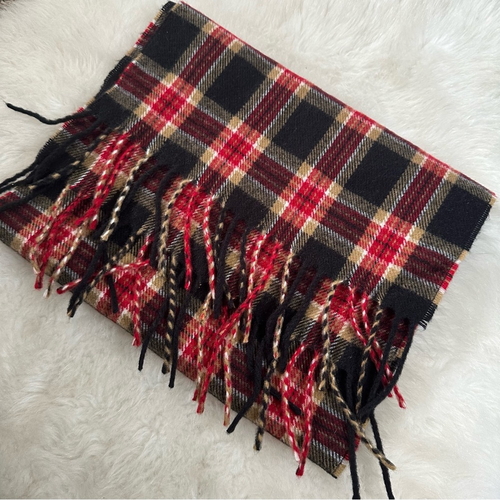 Forecaster of Boston Red Black Plaid Scarf